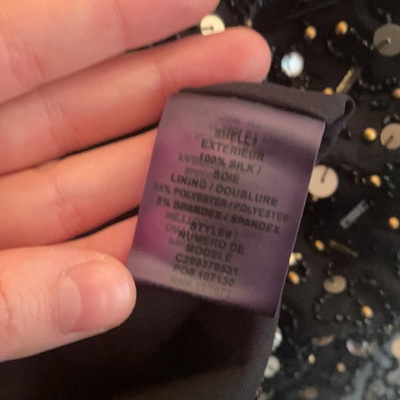 Alice and Olivia Tiered Sequined Skirt - Picture 6 of 6